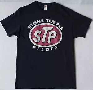 STONE TEMPLE PILOTS w/Rival Sons Size Medium Black T-Shirt - Picture 1 of 5