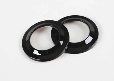 Par de molduras de anillo de bocina de pilar para consola negra para Jeep Wrangler JK 2007-2014 Foto 1 de 4