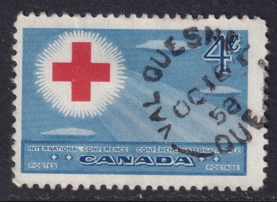 Anillo dividido Quebec matasellos SON "VAL QUESNEL"" OC 16, 52, en #317 en muy buen estado Foto 1 de 1