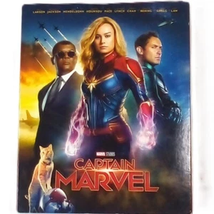 Captain Marvel 4K UHD  Blu-ray Combo 2019 in Slipcover w/ Gallery Book - Imagen 1 de 7