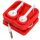 Mini Earphone Cord Manager Cable (Red)