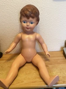 alte große Celluloid Porapine Puppe 62 cm ohne Kleidung - Bild 1 von 4