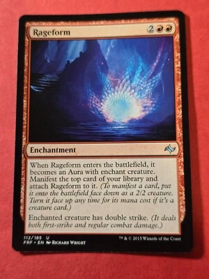 2015 Magic The Gathering Fate Reforged #112 Rageform, UC, R, NF, cd2 - Image 1 of 3