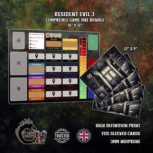 Resident Evil 3 Board Game Mat Set - Picture 1 of 11