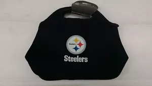 New Neoprene Utiliy Lunch Pail Klutch Tote Pittsburgh Steelers - Picture 1 of 7
