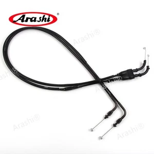 Cables de acelerador de goma y alambre de acero inoxidable Arashi para Yamaha XSR900 2016-2021 - Imagen 1 de 9