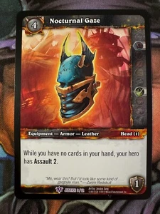 World of Warcraft Juego de Cartas Coleccionables Promo Justicia 3/12 Mirada Nocturna - Imagen 1 de 2