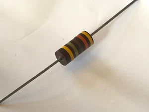 VINTAGE AB 430 OHM 2W 5% 430R CARBON RESISTOR MIL SPEC (x3) fd7d35 - Picture 1 of 2