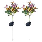 Bright and Efficient Outdoor Stake Lamp 2 Pack MultiColor Butterfly Lights