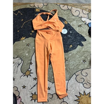 Smile Club Athletic Set Sports Bra High Waist Leggings Matching activewear - Image 1 of 4