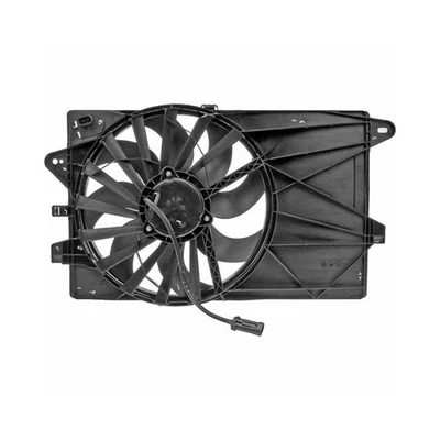 For Fiat 500 2011-2019 Radiator Fan | Plastic | Brushed Motor Type Black Shroud Foto 1 de 4