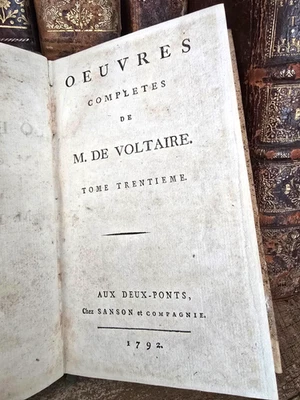 1792 Complete Works of Mr. de Voltaire - Annals of the Empire since Charlemagne - Image 1 of 4