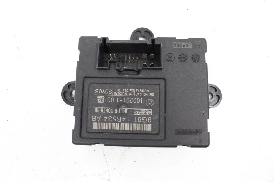 VOLVO XC60 2010 2.4 MODULE DE PORTE 9G9T14B534AB - Photo 1/1