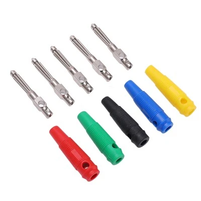 10Pack 4mm 7Pin Banana Plug 1000V 32A Banana Plug Male Connector☚ - Image 1 of 4