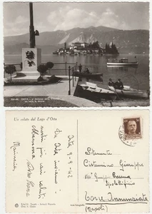 ORTA - NOVARA - DIE ANTENNE DES SIEGES UND DER INSEL S. GIUSTO - VIAGG. 1942 -33502- - Bild 1 von 1