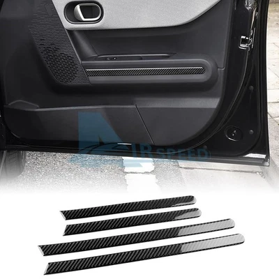 For MINI F65 24-Up  Door Armrest Trim Decorative Stickers in Black Carbon Fiber - Imagem 1 de 4