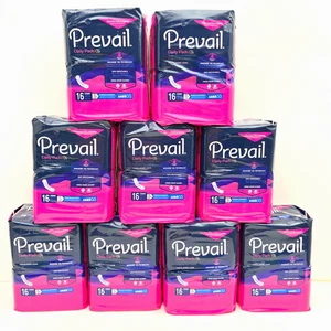 NUEVO Lote Almohadillas Prevail Control Vejiga Largo Día Noche 16ct Absorción #4 9 Paquetes - Imagen 1 de 3