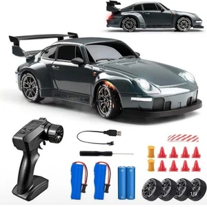 RC Drift Car, 1:24 Scale Remote Control Vehicle With LED Lights High Speeds - Picture 1 of 6