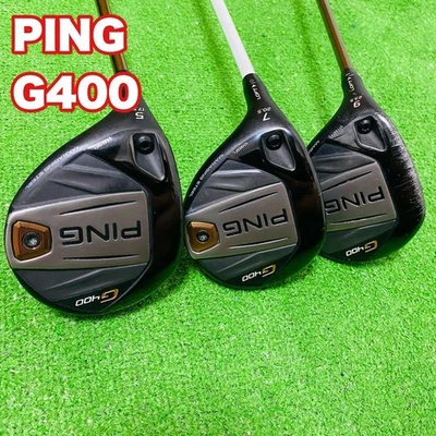 Ping G400 Fairway Wood Set 5/7/9 Lefty 17.5°-23.5° Good - Image 1 of 4