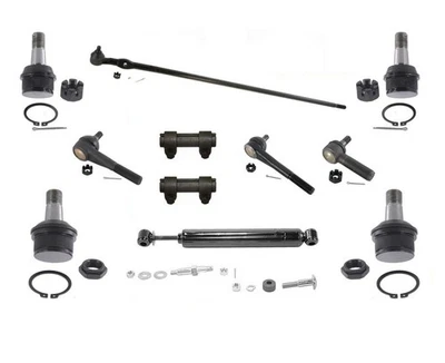 Drag Link Tie Rod Ball Joints 11pc for Chevrolet K10 Pick Up 4 Wheel Drive 81-91 - Image 1 of 4