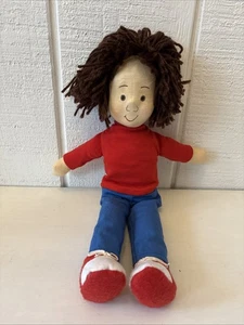 Ramona Quimby Beverly Clearly Plüschpuppe 17 Zoll Stofftier rotes Shirt blaue Hose - Bild 1 von 4