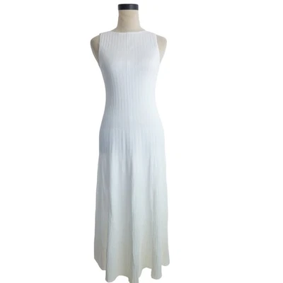 NWT Aritzia Babaton Establish Dress Boat Neck White Size Small - Image 1 of 4