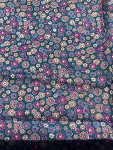100% Reine Seide Vintage Damen Schal Blumenmuster Made In China " - Bild 1 von 7