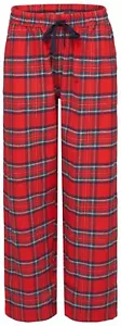 Damen Pyjamahose Schlafhose BY LOUISE Mix&Match Flanell lang Baumwolle rot Gr.XL - Bild 1 von 3