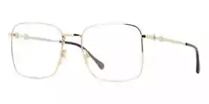 Gucci GG0951O-002 Women's Optical Gold & Black Eyeglasses - Picture 1 of 4