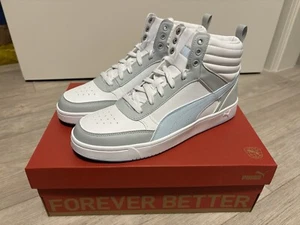 NEU Puma Caven Mid SD Größe 44  Boots Sneaker Schuhe Weiß Grau Blau - Bild 1 von 7