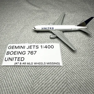 GEMINI JETS 1:400 UNITED BOEING 767-224ER N76151 - Picture 1 of 1