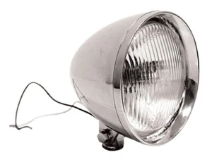 Chrome 3 1/2" Headlight For Harley Chopper Bobber Sportster XL Dyna FXD 11042 - Foto 1 di 3