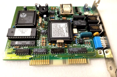 VINTAGE 1993 BEST DATA PRODUCT BDP 10919 28.8K ISA FAX MODEM MXB91C - Image 1 of 3