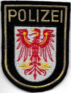 Polizei WSP BRANDENBURG ca 90er J. Abzeichen Patch von Jacke WASSERSCHUTZPOLIZEI - Bild 1 von 2