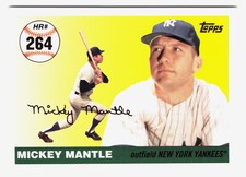 2007 Topps Mickey Mantle Home Run History   New York Yankees #MHR265