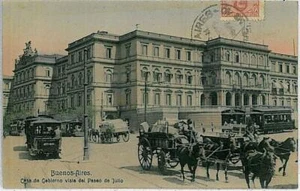 38853 -ARGENTINA - Vintage Postcard - BUENOS AIRES: PASEO DE JULIO - TRAM - Picture 1 of 1