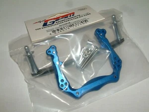 TRAXXAS ELECTRIC RUSTLER GPM BLUE ALUM FRONT SHOCK TOWER WITH BODY POST RUS028 - Picture 1 of 2