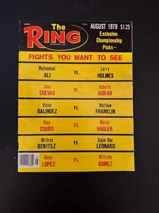 AUGUST 1979 THE RING MAGAZINE FIGHTS YOU WANT TO SEE ALI V.S. HOLMES - Imagen 1 de 1