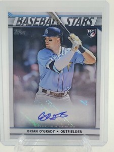 2020 Topps Update Baseball Stars Brian O'Grady #BSA-BO Rookie Auto