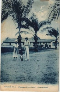 PC FERNAN-VAZ UNE FACTORERIE GABUN AFRIKA (a23361) - Bild 1 von 2