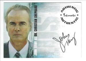 Lost Season 1 One A-7 John Terry as Dr. Christian Shephard Autograph Card - Picture 1 of 2