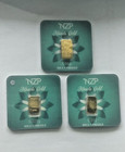 Goldbarren Starter Set - 3 x verschiedene Wunder Goldbarren 24k Investition