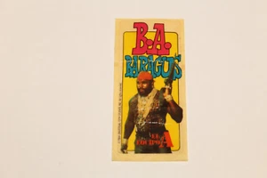 CROMO CHICLE BUBBLE GUM STICKERS "EL EQUIPO A THE A-TEAM" B.A. BARACUS 1984 - Picture 1 of 2