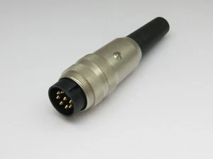 Lumberg SV81 Stecker 8-Polig rund DIN-Stecker verschraubbar Goldkontakte - Bild 1 von 9