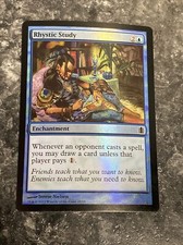 Rhystic Study X1 Mtg Foil Commander’s Arsenal Nm