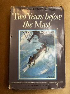 1947 Antique Travel Memoir "Two Years Before the Mast: Life at Sea" Illustrated - Picture 1 of 4