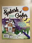 SPLASH OF COLOR COLORING BOOK .. HALLOWEEN THEMED .. NEW ..