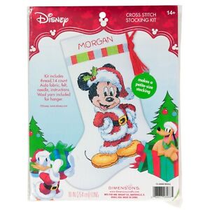 Dimensions Disney Counted Cross Stitch Kit Mickey Mouse Christmas Stocking