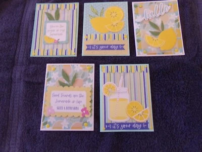 Handmade "Thinking Of You" Set of 5 Greeting Cards - Cards With Envelopes - Image 1 of 3