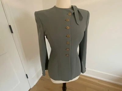 复古 Giorgio Armani Black Label 优雅/精致 2 件套 40 码 — 第 1/4 张图片